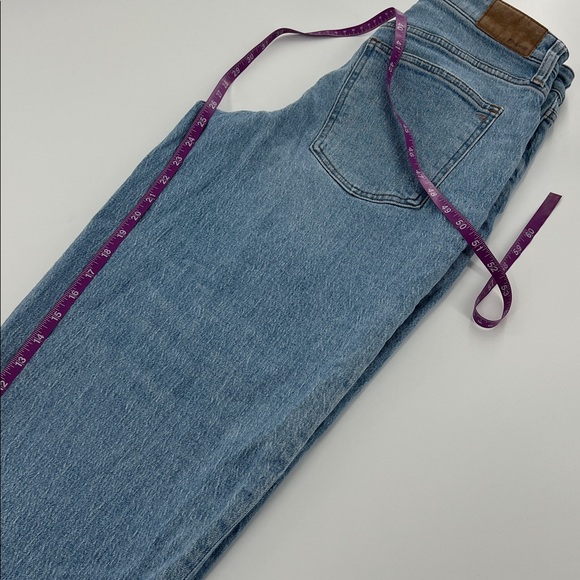 Madewell The Curvy Perfect Vintage Wide-Leg Crop Jean staple capsule raw hem 29 - Picture 9 of 11